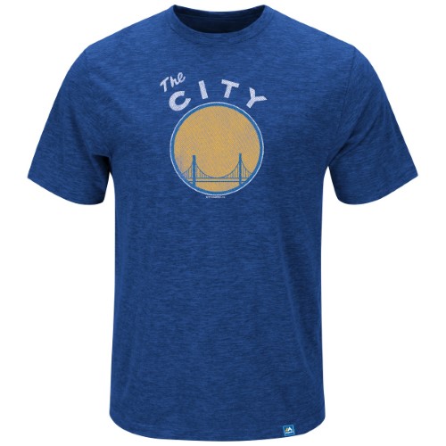 Golden State Warriors Hours and Hours Vintage Blue Hyper Slub T-Shirt (M)