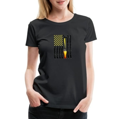 American Flag Beer for Light Women S Premium T-Shirt