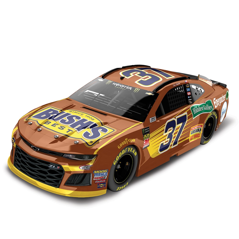 Chris Buescher Action Racing 2018 #37 Bush's Beans 1:24 Regular Paint Die-Cast Chevrolet Camaro ZL1