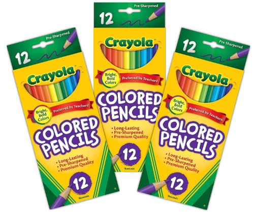Crayola 68-4012 Colored Pencils  12-Count  Assorted Colors