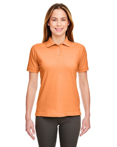 UltraClub Classic Pique Polo Plain Polo Shirt Women's 8530