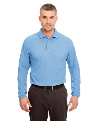 Ultraclub 8532 Adult Long-Sleeve Classic Piqu Polo