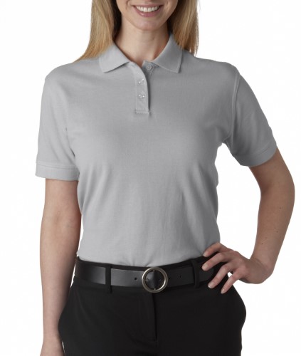 UltraClub Ladies Classic Pique Cotton Polo Shirt. 8530