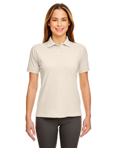 UltraClub Classic Pique Polo Plain Polo Shirt Women's 8530