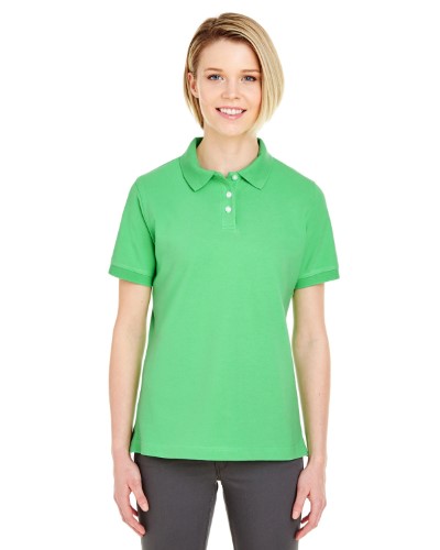 UltraClub Classic Pique Polo Plain Polo Shirt Women's 8530