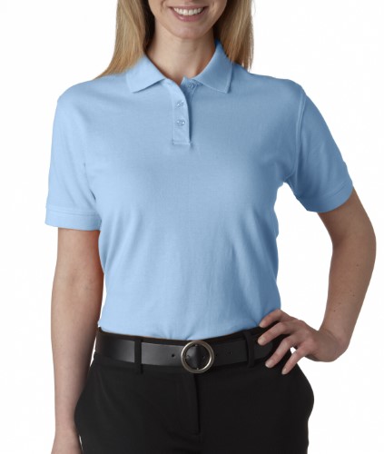 UltraClub Ladies Classic Pique Cotton Polo Shirt. 8530
