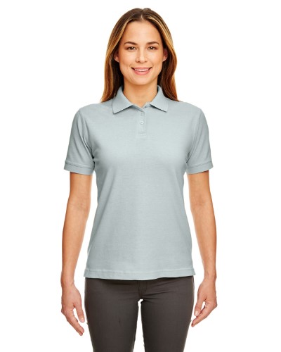 UltraClub Classic Pique Polo Plain Polo Shirt Women's 8530