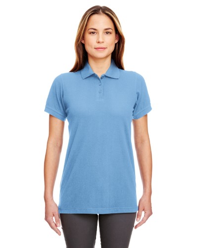 UltraClub Classic Pique Polo Plain Polo Shirt Women's 8530
