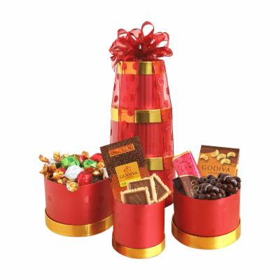 California Delicious Godiva Winter Wishes Gift Tower