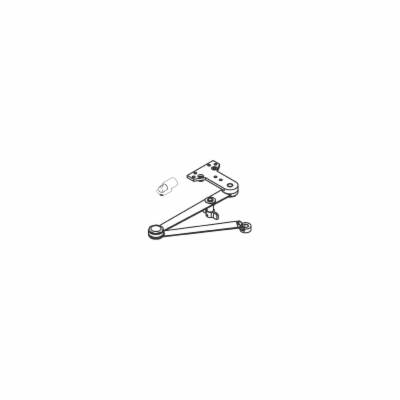 Hager 5954 Non Handed Spring Loaded Forged Steel Door Closer Arm from the 5100 Collection Aluminum Commercial Hardware Accessories and Parts Door