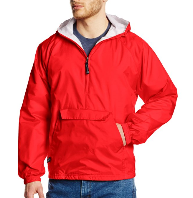 Charles River Apparel 9905 Classic Solid Pullover-Red-L
