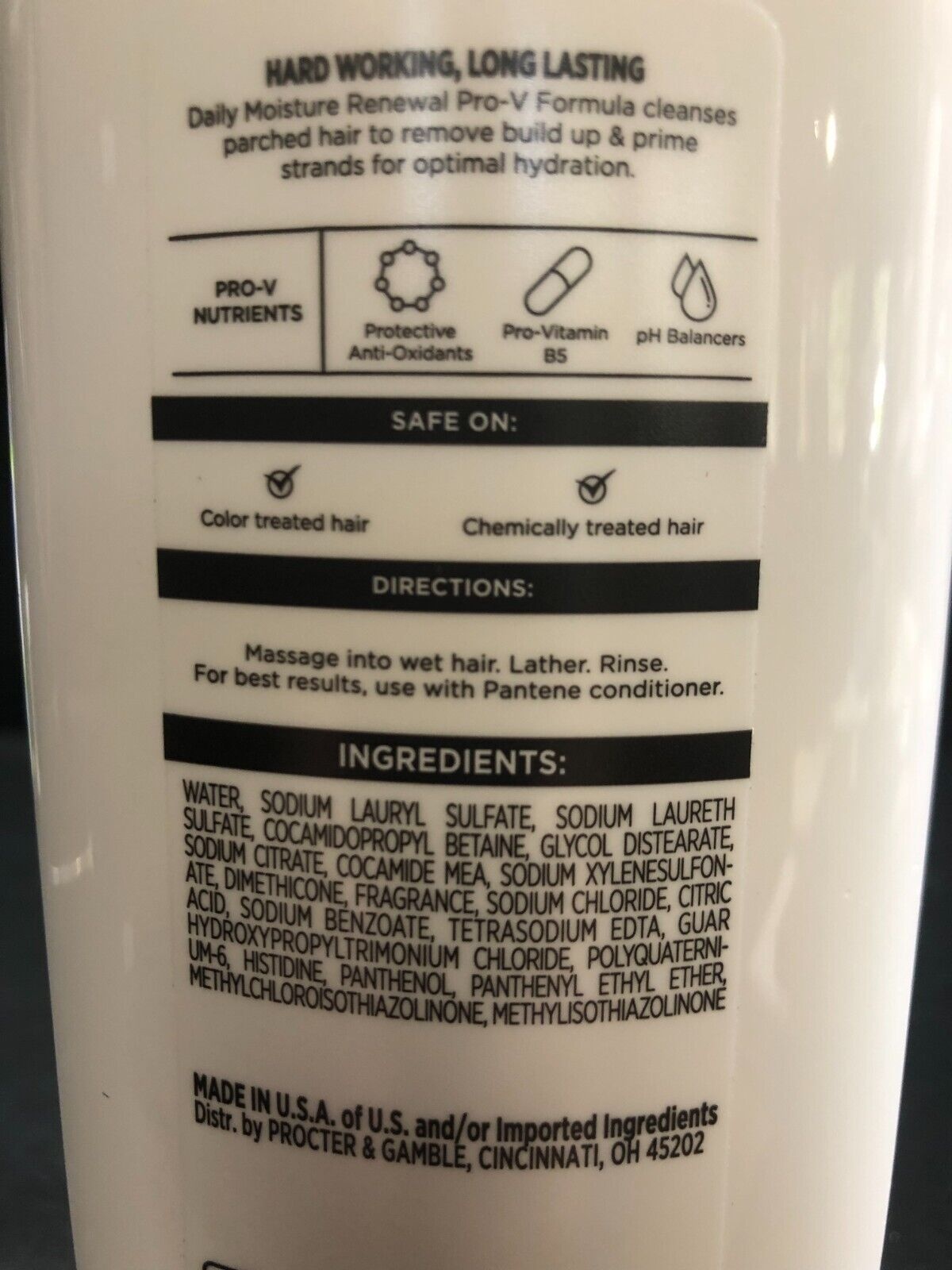 Pantene Pro-V Daily Moisture Renewal Shampoo, 17oz thumbnail