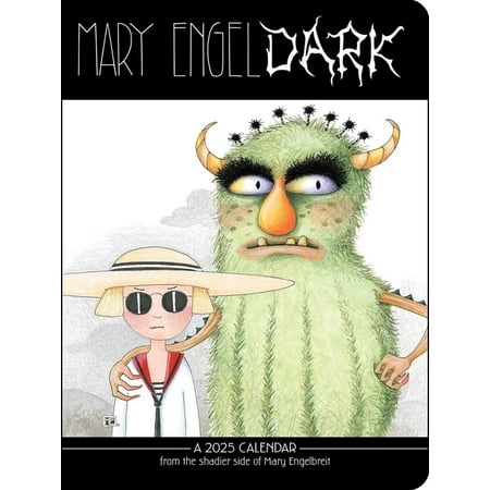 Mary EngelDark 12-Month 2025 Monthly/Weekly Planner Calendar Engelbreit, Mary [Used - Good]