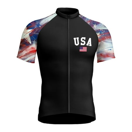 WILLBEST T Shirt Summer Mens Leisure Sports Cycling Clothes Fashion 3D Independence Day Short Sleeved Round Neck Men 7287