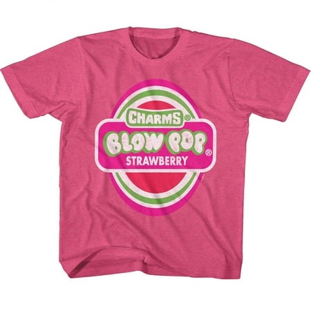 Tootsie Roll Sour Apple Blow Pop Vintage Hot Pink Youth S/S Tshirt M (10 12)