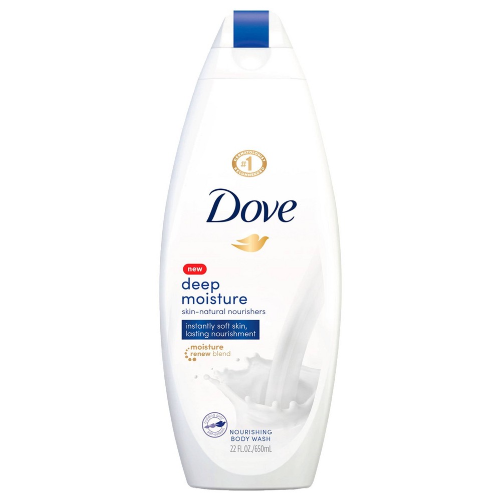 Dove Deep Moisture Nourishes the Driest Skin Body Wash - 20 Fl Oz