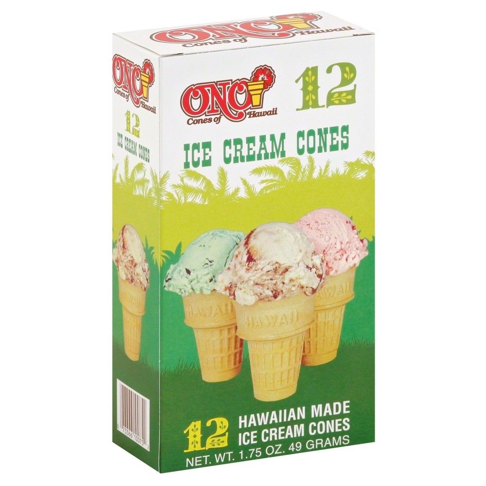 Ono Ice Cream Cones - 12ct/1.75oz