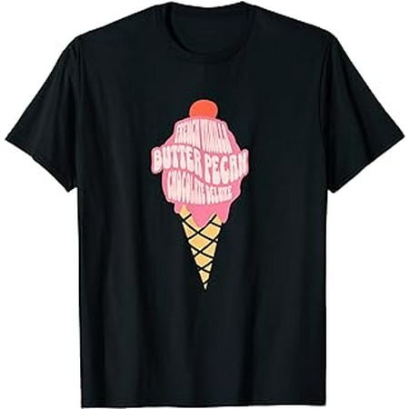 Ice Cream French Vanilla Butter Pecan Chocolate Deluxe Rap T-Shirt