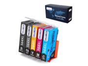 HP 564XL 564 XL for HP DeskJet 3520 Officejet 4620 Photosmart 5520 6520 7520 7510 7525 D7560 C6380 (PhotoBlack, Cyan, Magenta, Yellow, Black,5-Pack)