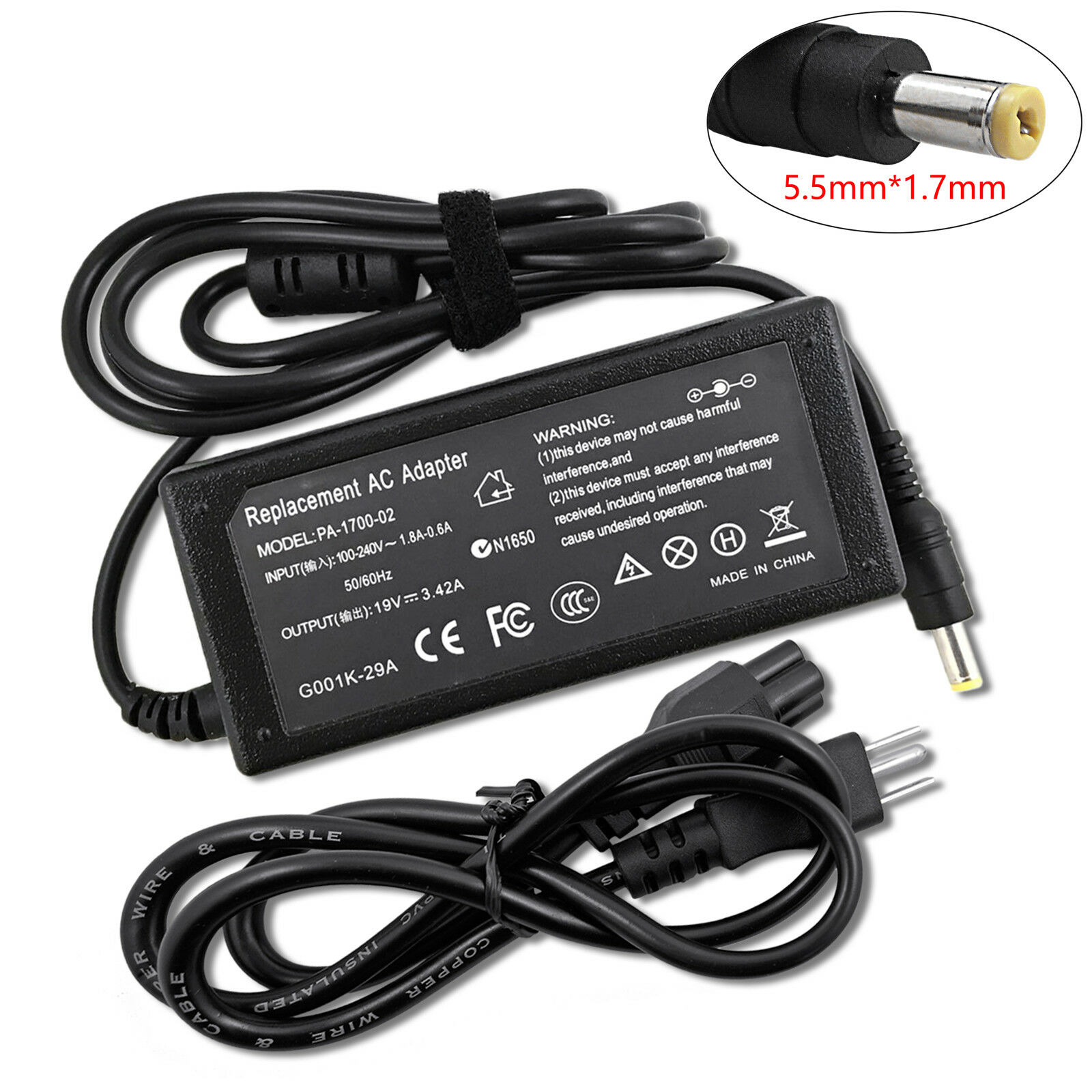 AC Adapter Power Cord Battery Charger Acer Aspire 5742-6331 5742-6475 5742-6814