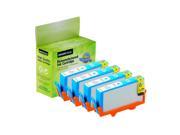 GREENCYCLE 4PK High Yield 902XL 902 T6M02AN Cyan Ink Cartridge with Chip Compatible for HP OfficeJet Pro 6974 6975 Printer
