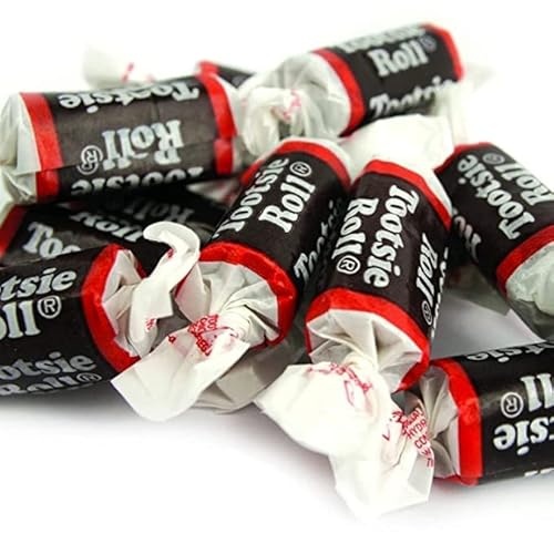 Tootsie Roll Midgees - 4lb Bulk Candy Bag - QUEEN JAX - Individually Wrapped Candy - Original Chocolate Twist Midgees thumbnail