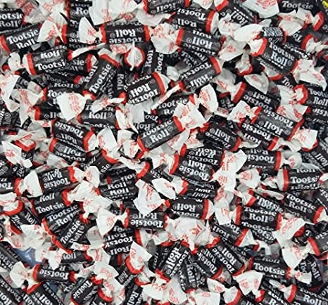 Tootsie Roll Midgees - 4lb Bulk Candy Bag - QUEEN JAX - Individually Wrapped Candy - Original Chocolate Twist Midgees thumbnail