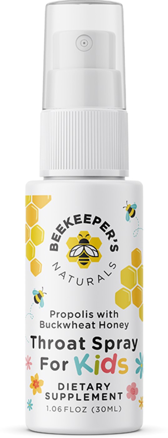 Beekeepers Naturals Kids' Propolis Immune Support Spray - 1 Fl Oz: Drug-Free, Dye-Free, No Artificial Sweeteners