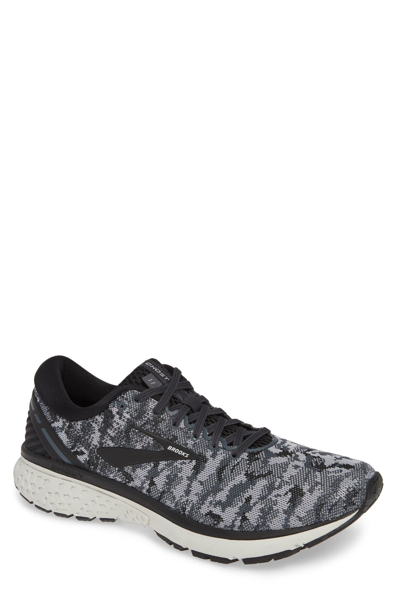 Men's Brooks Ghost 11 Running Shoe, Size 7 D - Grey