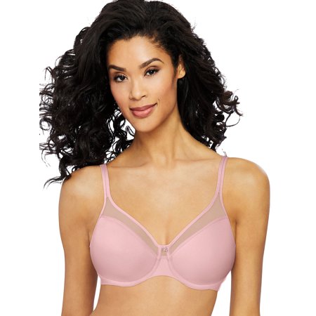 Women S Bali 3439 One Smooth U Ultra Lite Neckline Bra (Hush Pink 38D)