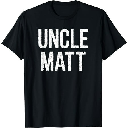 Cute of Gift Retro Uncle Shirt Best Uncle Matt Family Love T-Shirt