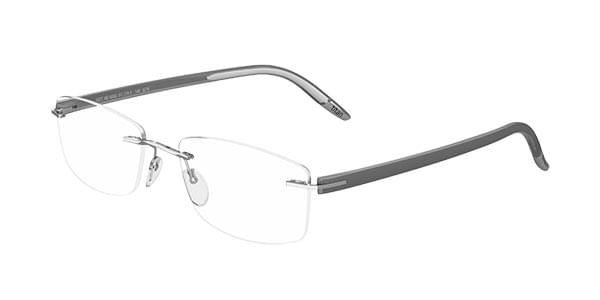 Silhouette SPX Signia 5379 6051 Silver  Men Eyeglasses (Frame Only)