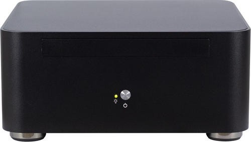 Inter-Tech A80S - Ultra Small Form Factor - Mini-ITX - Netzteil 60 Watt - Schwarz - USB (88881303)