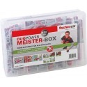 Fischer 535971 Meister-Box Versatile Dowel Set with Transparent Lid