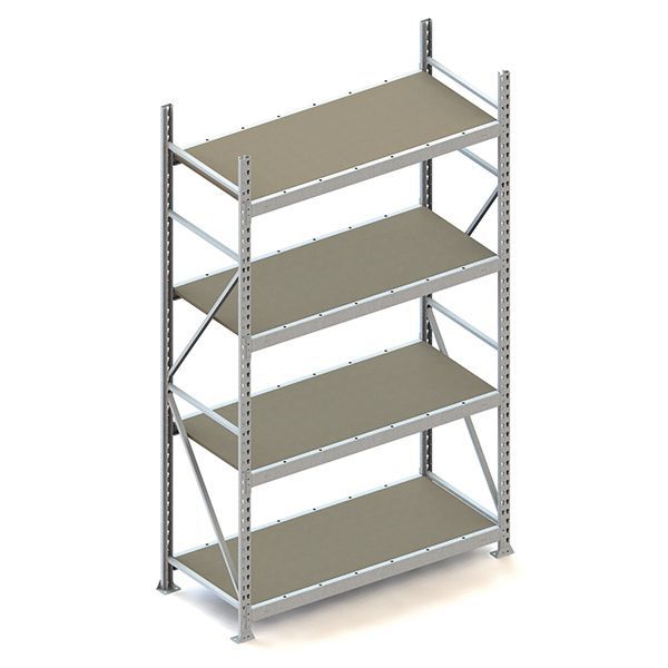 Weitspannregal - Gesamtlänge 1507 Mm Grundregal - Höhe 2500 Mm