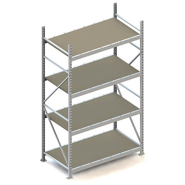 Weitspannregal - Gesamtlänge 1507 Mm Grundregal - Höhe 2500 Mm