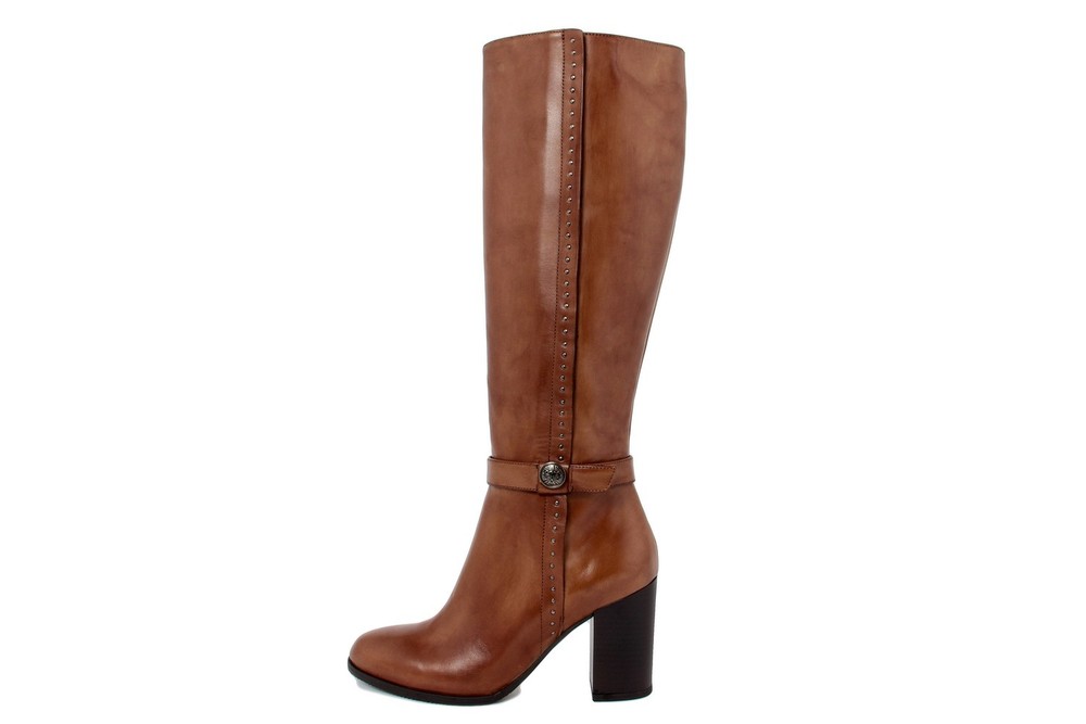 Paola Ferri Damen Boot 4888 Vitello Tamp Castagno