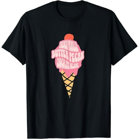 Ice Cream French Vanilla Butter Pecan Chocolate Deluxe Rap T-Shirt