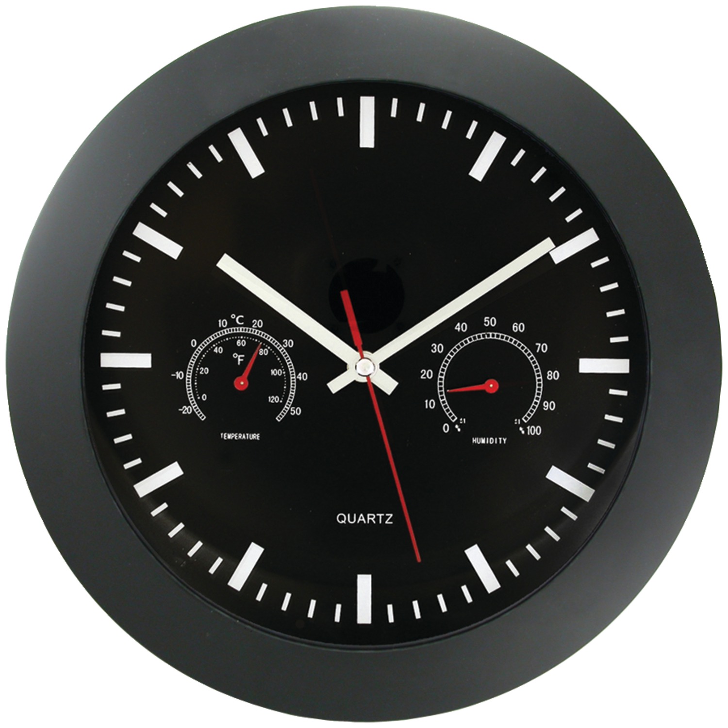TIMEKEEPER Timekeeper 6990 12  Temperature and Humidity Wall Clock