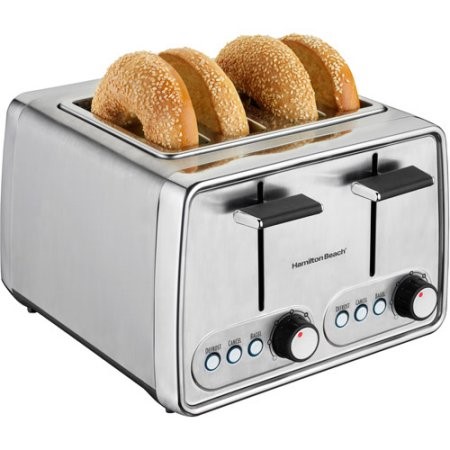 Hamilton Beach Modern Chrome 4 Slice Toaster Model# 24791