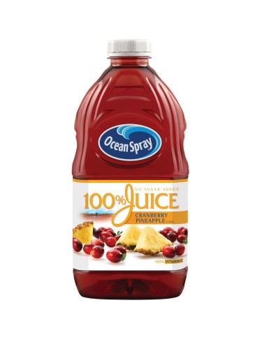 Ocean Spray 100% Juice, Cranberry Pineaple, 60 Fl Oz, 1 Ct