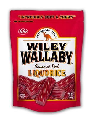 Wiley Wallaby Australian Style Licorice Candy-10Ounce Aust Red Licorice (Pack of 10)