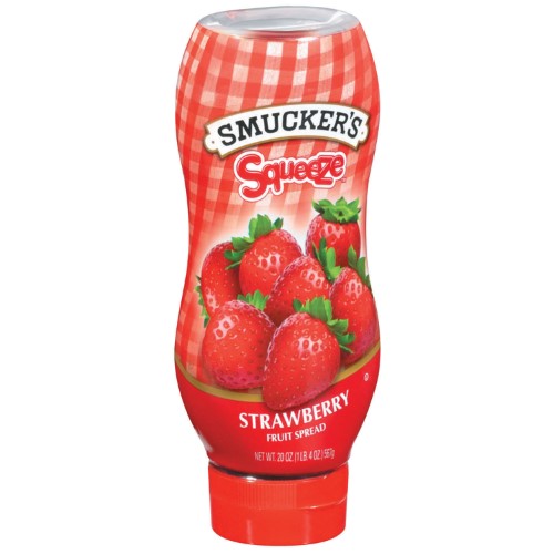 Smucker's Squeeze, Strawberry Fruit Spread, 20 oz