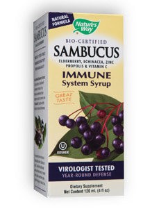 Nature's Way Sambucus Immune Syrup, Elderberry, 4 Fl Oz