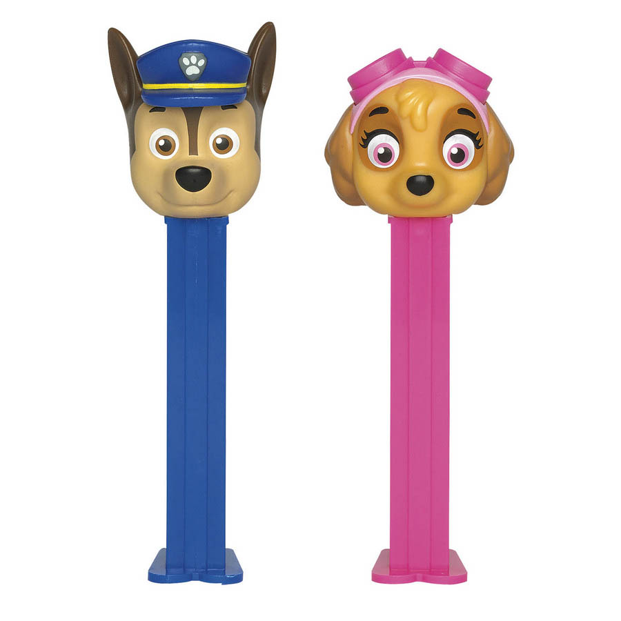 PEZ Candy Paw Patrol Assortment  1 Candy Dispenser Plus 3 Rolls Assorted Fruit Candy  1 Count  0.87 Oz