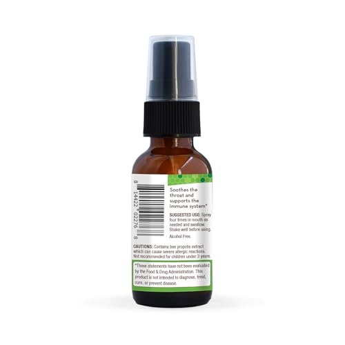 Wedderspoon, Chamomile and Mint Propolis and Manuka Honey Throat Spray, 1 Oz thumbnail