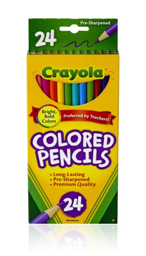 Crayola 24 Ct. Long Colored Pencils
