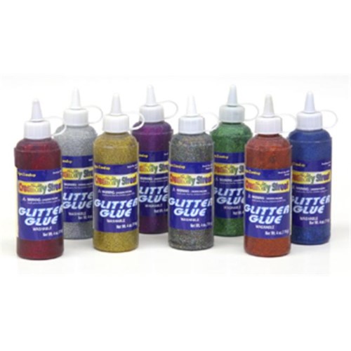 Glitter Glue Green 4 Oz