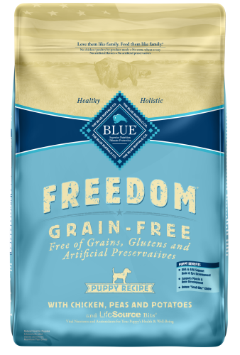 Blue Buffalo Freedom Grain-Free Chicken Recipe Puppy Dry Dog Food, 24 Lb