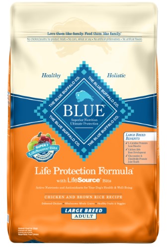 Blue Buffalo Life Protection Formula Chicken & Brown Rice Recipe Large Breed Dry Dog Food, 30 Lb